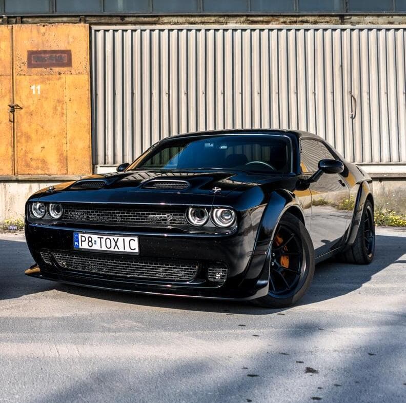 Image of a black car
